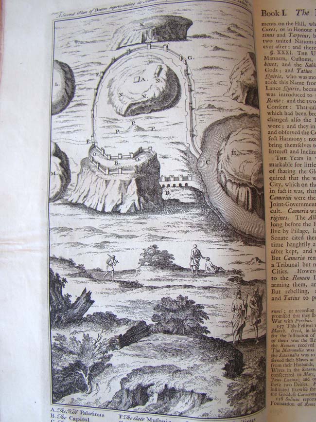 A beautiful 6 volume set of ROMAN HISTORY printed in London 1728-1737 — image 9
